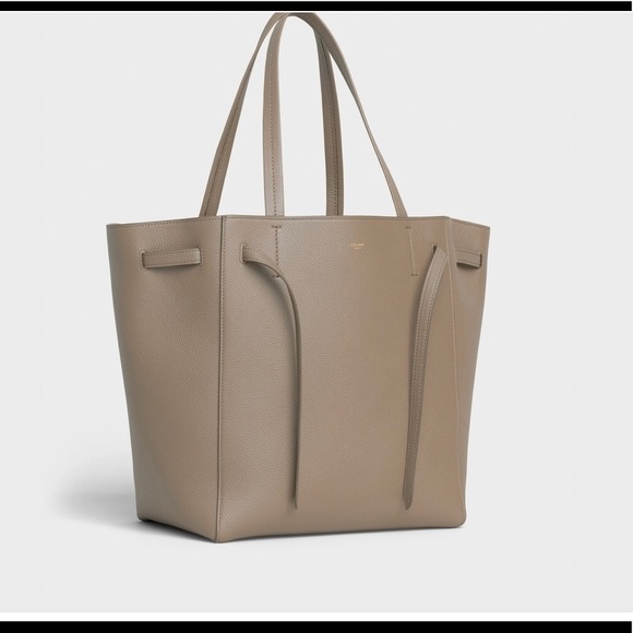 Celine Handbags - CELINE SMALL CABAS PHANTOM IN SOFT GRAINED CALFSKIN TAUPE
